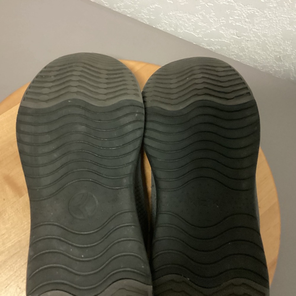 Kizik Men's Grey Wide‎ Fit Slip On Sneakers Shoes Size 13.5 Wide Lace-up Comfort - Picture 6 of 12